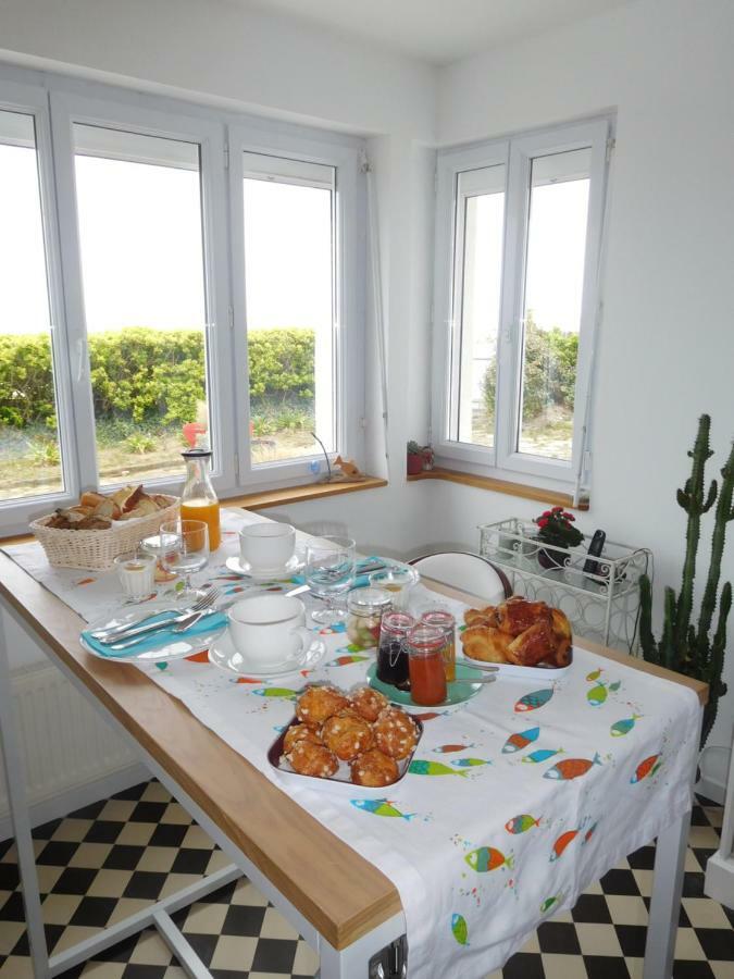 Chambre D'Hotes "Lumiere Du Cap" Vue Mer Barneville-Carteret Kültér fotó